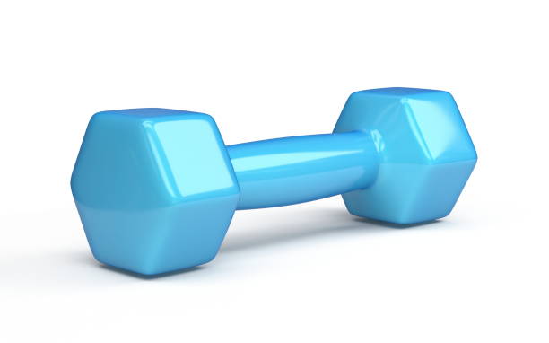 istock Blue fitness weight 3D 1422315372