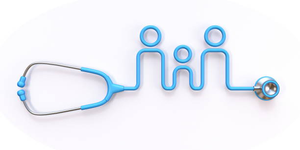 istock Family shaped stethoscope 3D 1422315387
