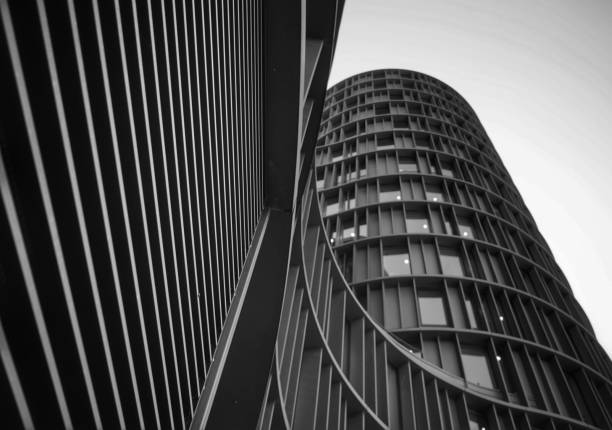 istock Low angle view of modern building 1422337686