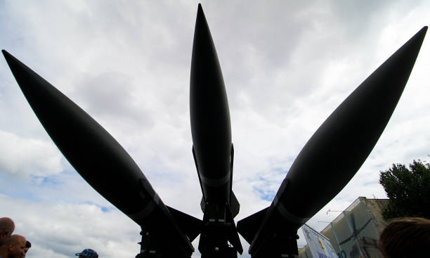 MIM-23 Hawk surface-to-air missile stock photo