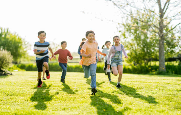 istock Kids running and laughing 1422348180