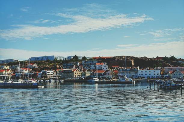 istock Scenic view of coast city during summer 1422348531