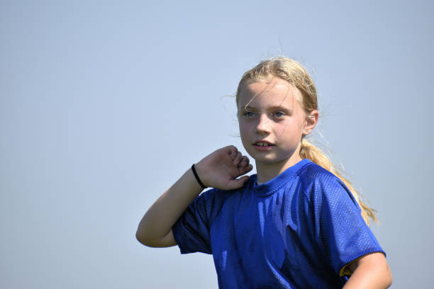 istock Soccer Player Looking Across the Field 1422355395