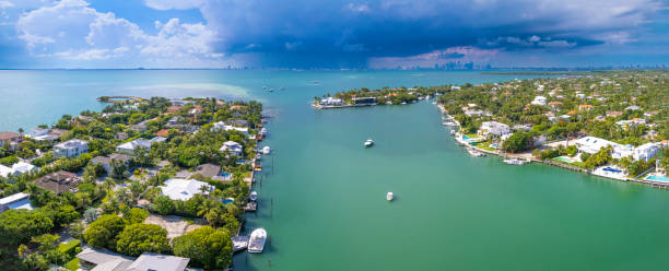 istock Key Biscayne Hurricane harbor, Miami - Florida 1422388976