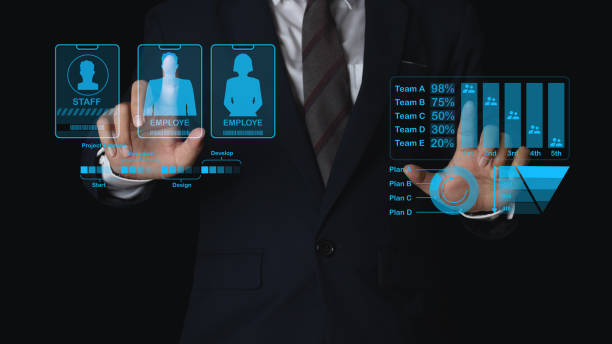 istock Businessman action Plan strategy concept on virtual screen. 1422397045