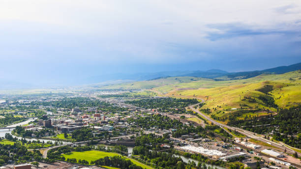 istock Missoula from Mount Sentinel, Montana 1422408741