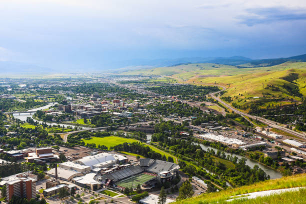 istock Missoula from Mount Sentinel, Montana 1422408748