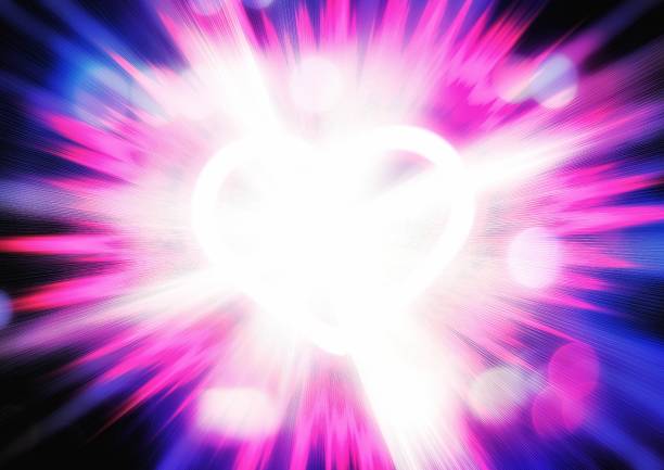istock 3D illustration of an exploding colorful light heart 1422408750