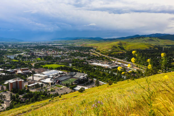 istock Missoula from Mount Sentinel, Montana 1422408792