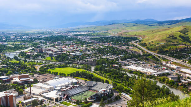 istock Missoula from Mount Sentinel, Montana 1422408862