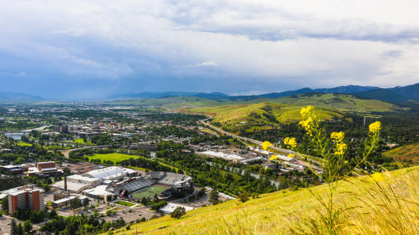 istock Missoula from Mount Sentinel, Montana 1422408863