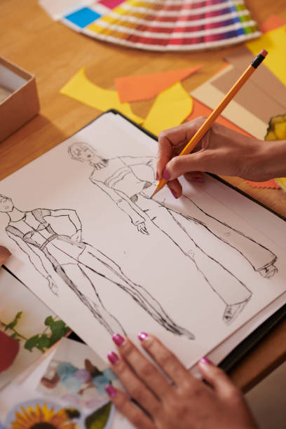 istock Designer Drawing Fashion Illustration 1422420816