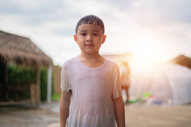 Cute asia children