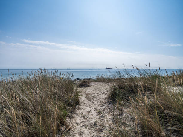 Ships queueing up outside Skagen
