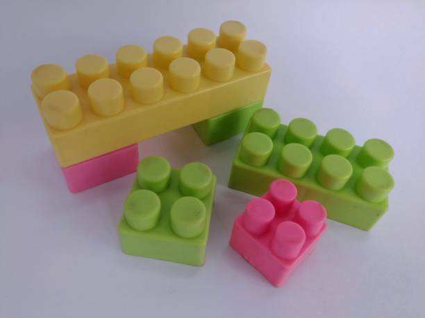 istock A bunch of colorful puzzle blocks - isolated object 1422427994