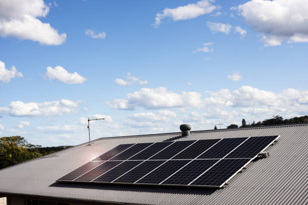 istock Solar Panels on a Residential home 1422430013