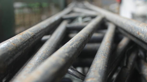 istock Pile of Iron in the warehouse 1422432501