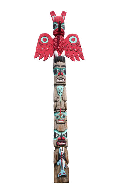 istock Totem pole of Alaska, cut out 1422444792