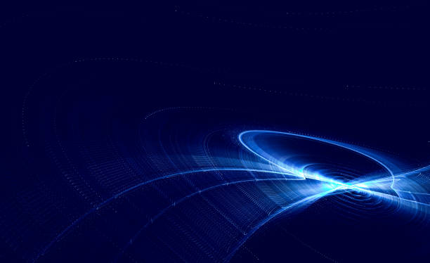 istock Technological textured background. Fractal graphics. Science and technology concept. 1422445815