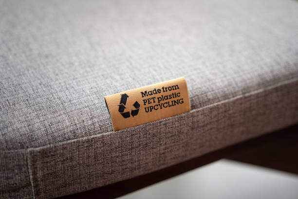istock PET Plastic upcycling- product label. 1422449934