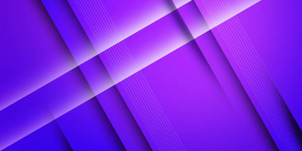 istock Abstract purple line background, modern landing page concept 1422454564