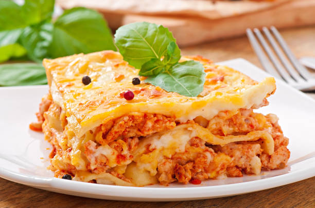 istock Classic Lasagna with bolognese sauce 1422468792