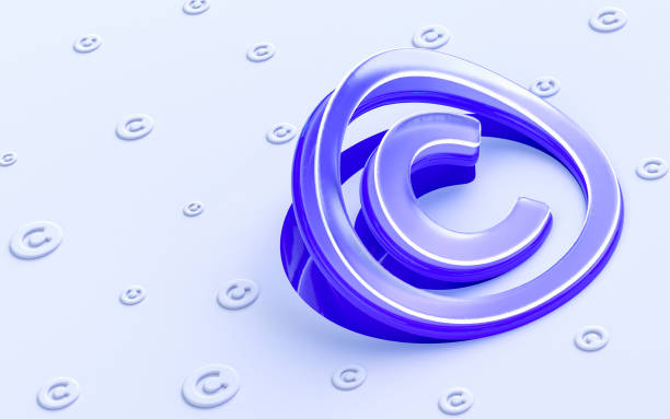 istock copyright sign folding on white background 3d render concept for social 1422474370