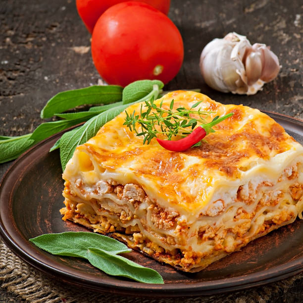 istock Classic Lasagna with bolognese sauce 1422474467