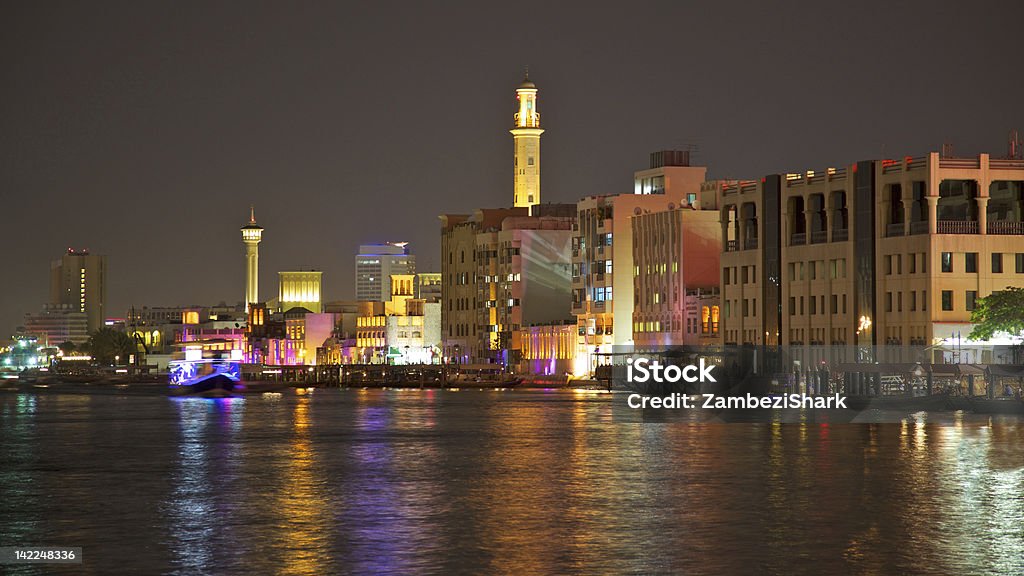 Dubai tessuto Souk - Foto stock royalty-free di Ambientazione esterna