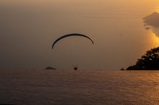 Muğla Fethiye sunset and Fethiye Ölüdeniz sunset views from Babadağ and paragliding