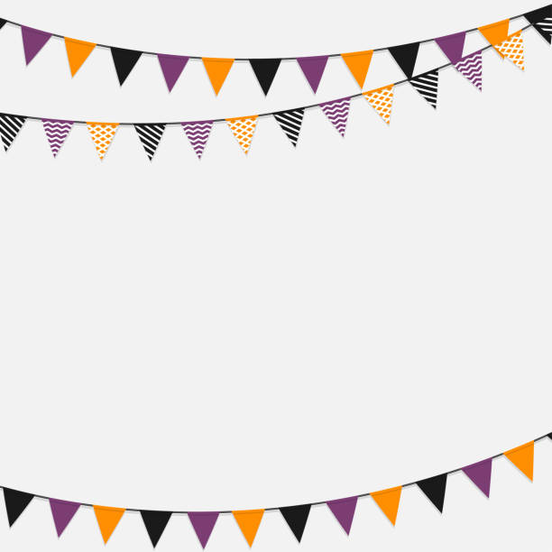 1,300+ Halloween Bunting Stock Illustrations, Royalty-Free Vector