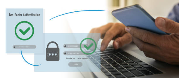 istock Two factor authentication. Ensure protection, identification concept. Security of online accounts. 1422492892