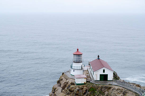 istock lighthouse at seashore of point reyes 142250078