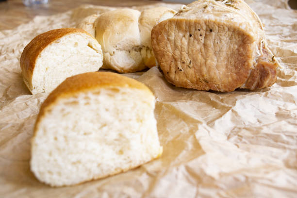 istock baked roast pork and sliced bread 1422506485