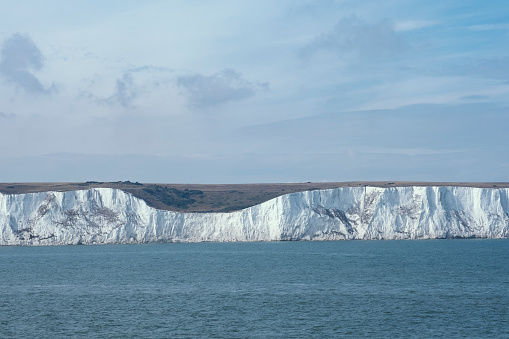 Bright summer's day light up the White Cliffs of Dover