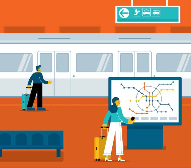 ilustraciones, imágenes clip art, dibujos animados e iconos de stock de tren de metro - subway train