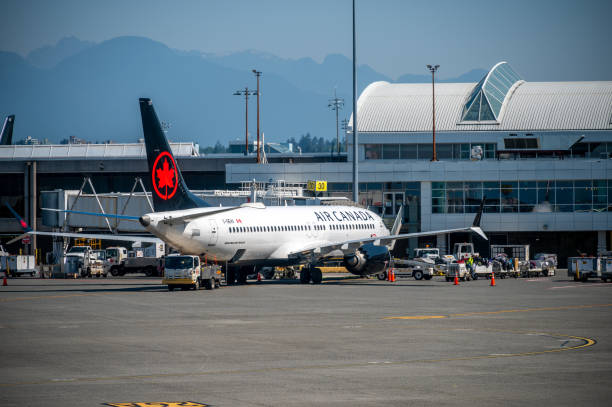 air canada - boeing 787 air vehicle airplane - fotografias e filmes do acervo