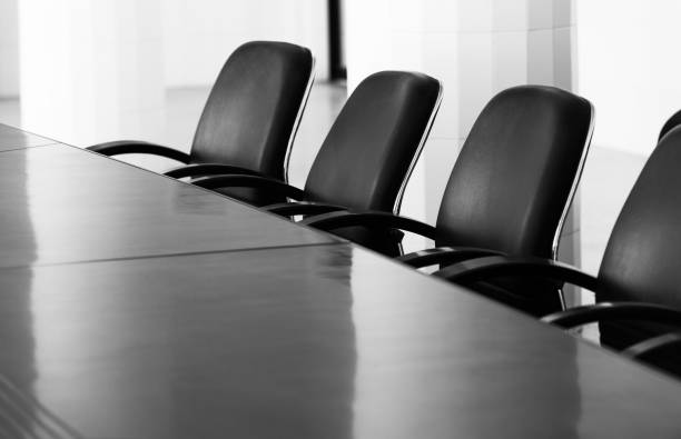 istock Empty interior of business conference room 1422515948