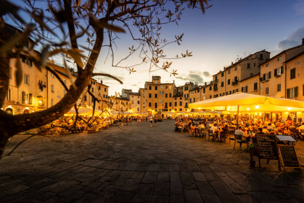 Lucca, Toscana, Italia - foto de stock