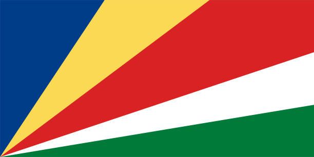 ilustrações de stock, clip art, desenhos animados e ícones de the national flag of the world, seychelles - flag gear international landmark cooperation