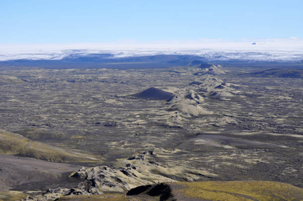Laki is a volcanic fissure in the western part of Vatnajokull National Park, Iceland, not far from the volcanic fissure of Eldgja and the small village of Kirkjubaejarklaustur. It lies between the glaciers of Myrdalsjokull and Vatnajokull, in an area of fissures that run in a southwest to northeast direction.