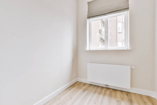 istock The interior of a spacious room with a large window 1422565752