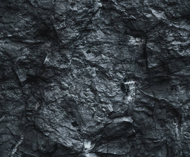 istock Black texture. Dark marble. Silver Wall. Rock background. Rock texture. Stone background. Rock pile. Paint spots. Rock surface with cracks. Grunge Rough structure. Abstract texture. 1422582506