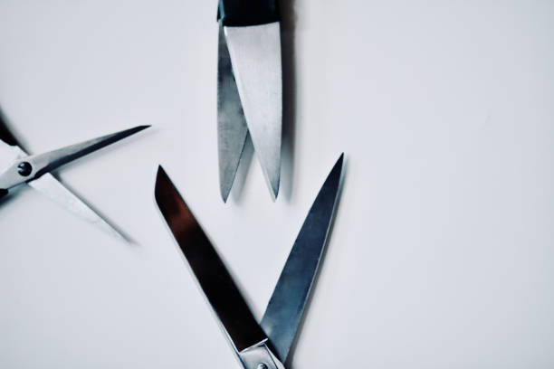 istock Knolling Scissors as a Metaphor background 1422587295