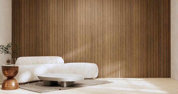 istock sofa and decoration japanese on Modern room interior wabisabi style.3D rendering 1422587907