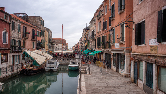 View of the typical architecture in Venice