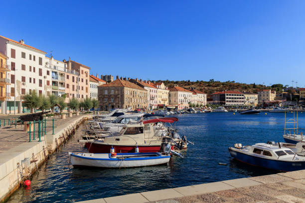 istock Senj townscape skyline, Croatian old town 1422607830