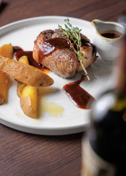 istock Beef fillet steak dish with potato 1422610230