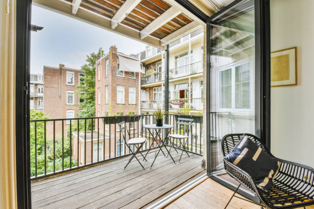 istock The interior of a cozy, modern balcony 1422640139