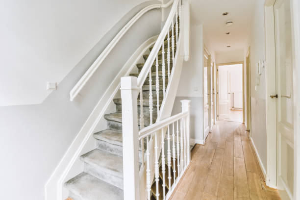 istock Interior of the corridor of the second floor 1422640264